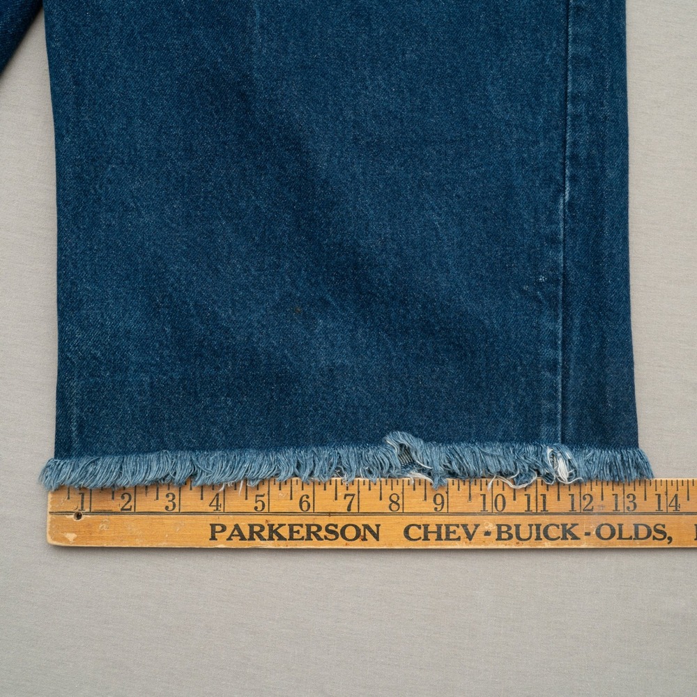 Vintage JNCO Dark Wash Denim Mega Baggy Jeans 13.5 Leg Opening Modified Pants 38 - Picture 3 of 10